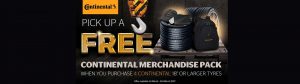 continental tyre merchandise pack