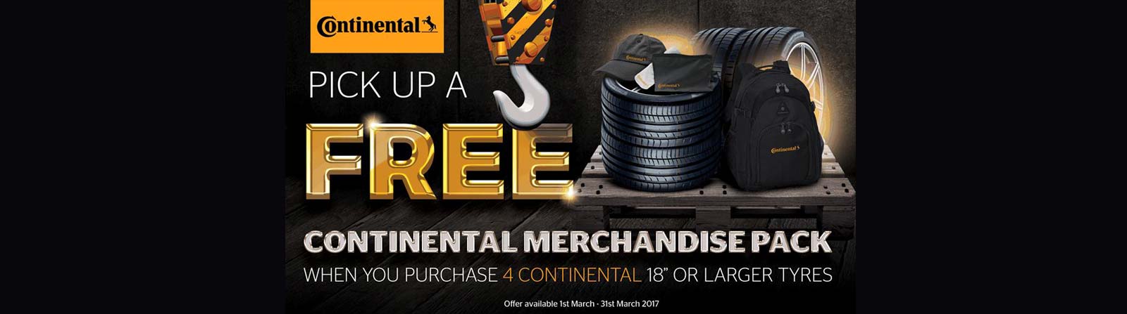 continental tyre merchandise pack